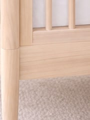 Gaia Baby Powder Blush Natural Ash Eos Nursery Cot Bed - Image 3 of 3