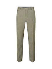 Skopes Green Tailored Fit Jude Tweed Suit: Trousers - Image 3 of 4