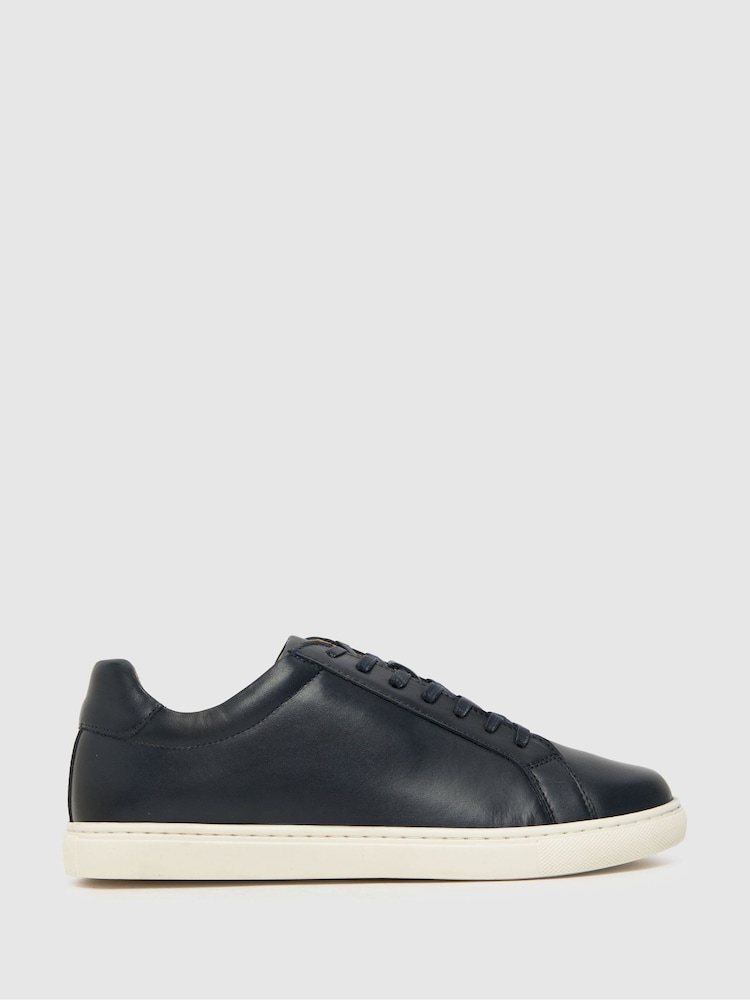 Schuh Wayne Leather Trainers - Image 1 of 4