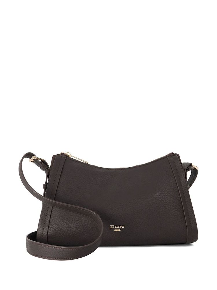 Dune London Brown Declare Cross-Body Bag - Image 1 of 4