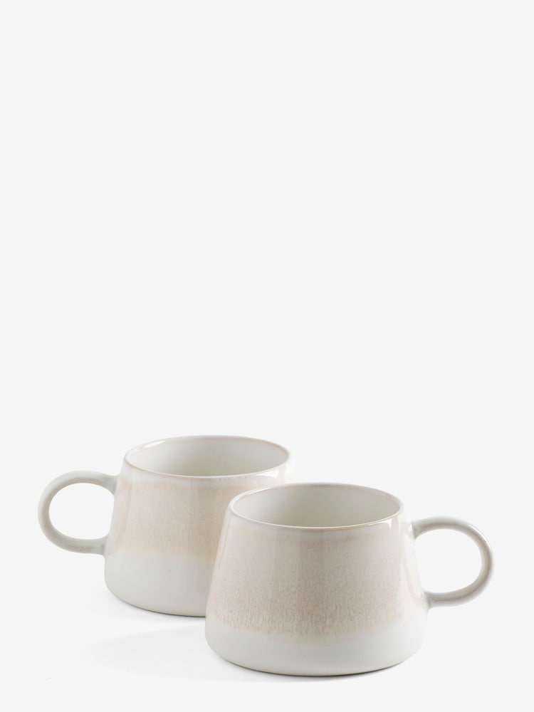 Becher mit reaktiver Glasur, 2er-Set - Bild 3 von 3 Becher mit reaktiver Glasur, 2er-Set - Bild 3 von 3