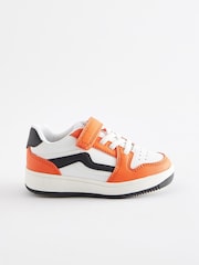 Orange Touch Fastening Elastic Lace Trainers - Image 2 of 5