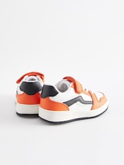 Orange Touch Fastening Elastic Lace Trainers - Image 3 of 5