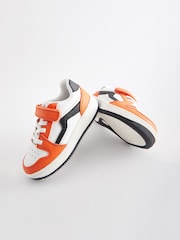Orange Touch Fastening Elastic Lace Trainers - Image 4 of 5
