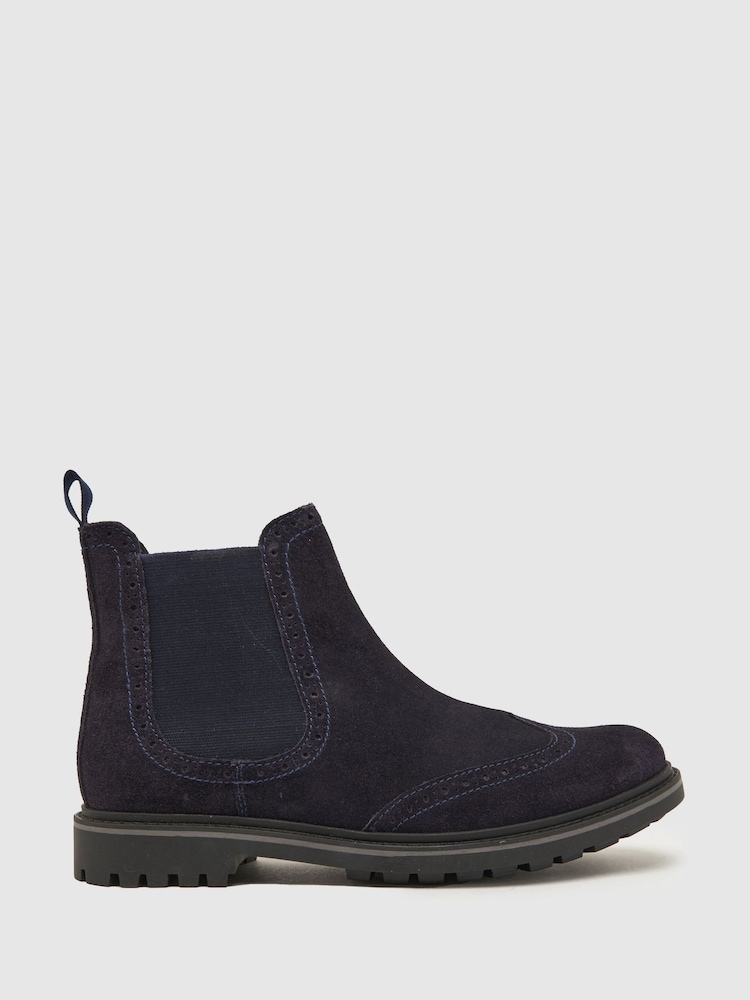 Schuh Blue Damian Brogue Boots - Image 1 of 4