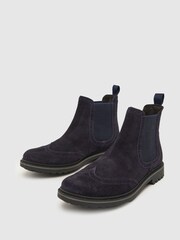Schuh Blue Damian Brogue Boots - Image 3 of 4