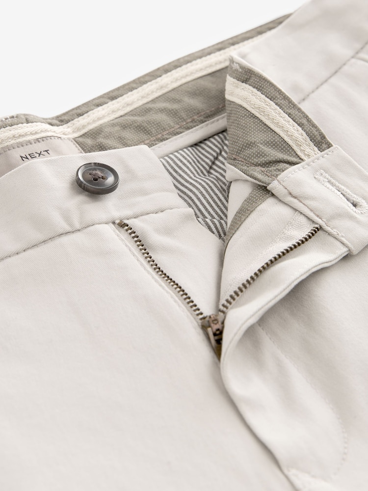 Stone Light Slim Fit Stretch Chinos Trousers - Image 5 of 8