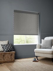 Emily Bond Smoke Jaipur Made to Measure Roller Blinds - Image 2 of 6