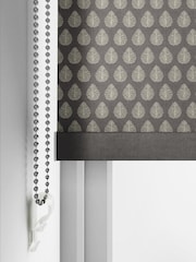 Emily Bond Smoke Jaipur Made to Measure Roller Blinds - Image 4 of 6