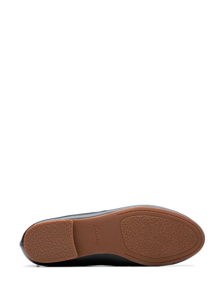 Clarks Black Leather Fawna Strap Shoes - Image 7 of 7