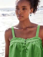 Bright Green Sleeveless Cami Top - Image 3 of 5