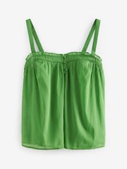 Bright Green Sleeveless Cami Top - Image 4 of 5