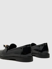 Schuh Lohan Patent Tassel Black Loafers - Image 4 of 4