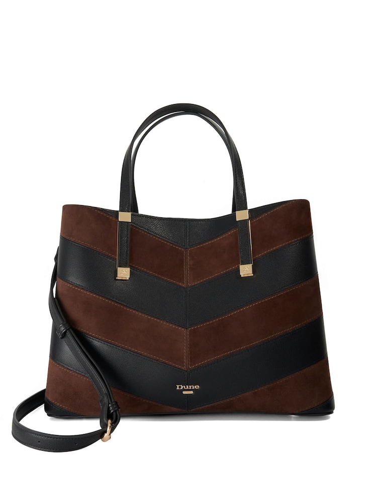 Dune London Brown Dorry Tote Bag - Image 1 of 4