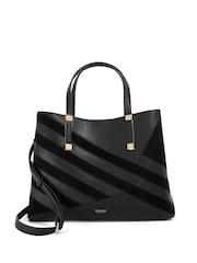 Dune London Black Dorry Tote Bag - Image 1 of 4