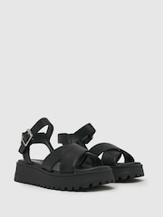 Schuh Wide Fit Tera Cross-Strap Sandals - Image 2 of 4