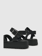 Schuh Wide Fit Tera Cross-Strap Sandals - Image 4 of 4