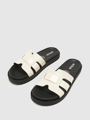 Schuh Timmy Croc Effect Footbed Sandals - Image 3 of 4