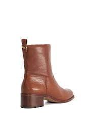 Dune London Brown Peya Ankle Boots - Image 3 of 5