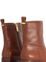 Dune London Brown Peya Ankle Boots - Image 5 of 5