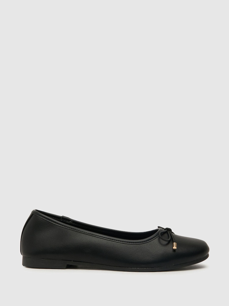 Schuh Leanne Black Ballerina Shoes - Image 1 of 4
