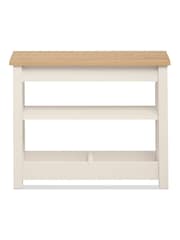 Cream Malvern Oak Effect Sofa Side Table - Image 9 of 11