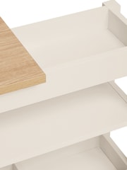 Cream Malvern Oak Effect Sofa Side Table - Image 10 of 11