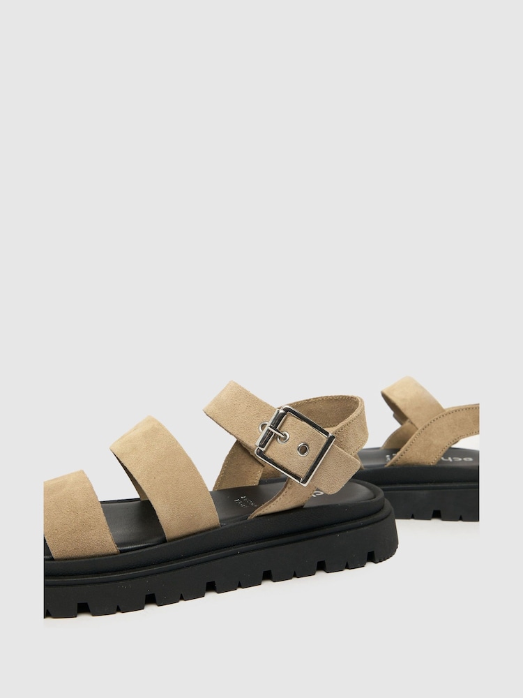 Schuh Tina Chunky Leather Sandals - Image 4 of 4