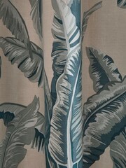 Fusion Green Cadiz Eyelet 100% Cotton Curtains - Image 4 of 4