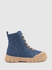 Schuh Junior Blue Carousel Boots - Image 1 of 4