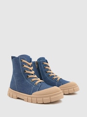 Schuh Junior Blue Carousel Boots - Image 2 of 4