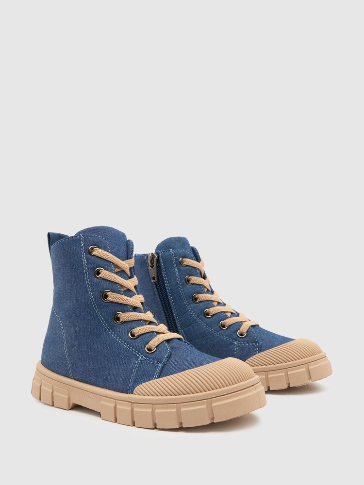 Schuh Junior Blue Carousel Boots - Image 2 of 4
