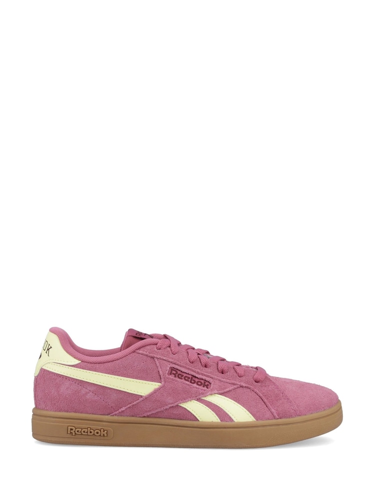 Reebok Pink Court Retro Trainers - Image 1 of 4