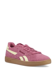 Reebok Pink Court Retro Trainers - Image 3 of 4