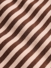 Superdry Brown Athletic Essentials Stripe Jersey Bandeau Top - Image 7 of 7