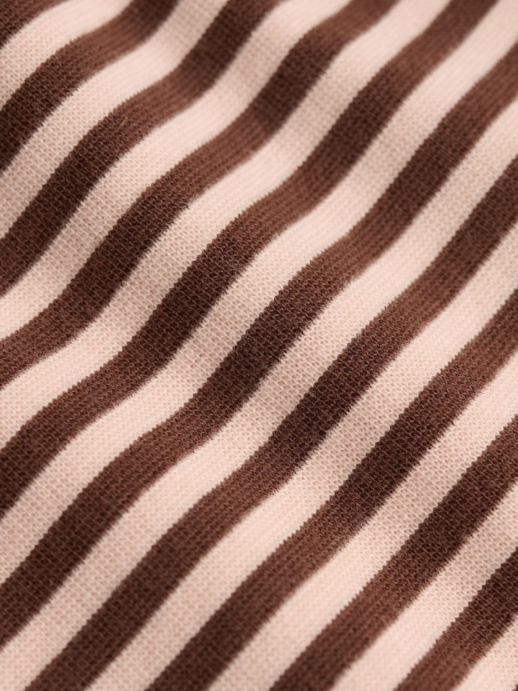 Superdry Brown Athletic Essentials Stripe Jersey Bandeau Top - Image 7 of 7