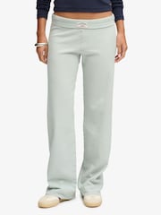 Superdry Green Athletic Essentials Stripe Jersey Trousers - Image 1 of 6