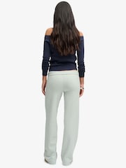 Superdry Green Athletic Essentials Stripe Jersey Trousers - Image 3 of 6