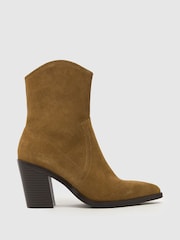 Schuh Angelo Suede Western Boots - Image 1 of 4