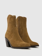 Schuh Angelo Suede Western Boots - Image 2 of 4