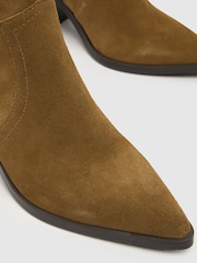 Schuh Angelo Suede Western Boots - Image 4 of 4