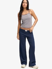 Superdry Brown Ath Ess Stripe Cami - Image 5 of 7
