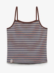 Superdry Brown Ath Ess Stripe Cami - Image 6 of 7