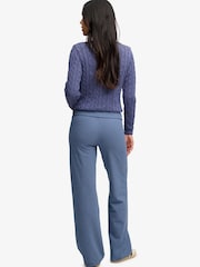 Superdry Blue Athletic Essentials Stripe Jersey Trousers - Image 4 of 7