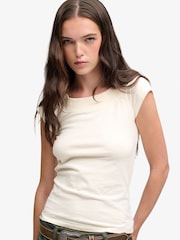 Superdry Athletic Essentials Off Shoulder Top - 画像 1 / 7