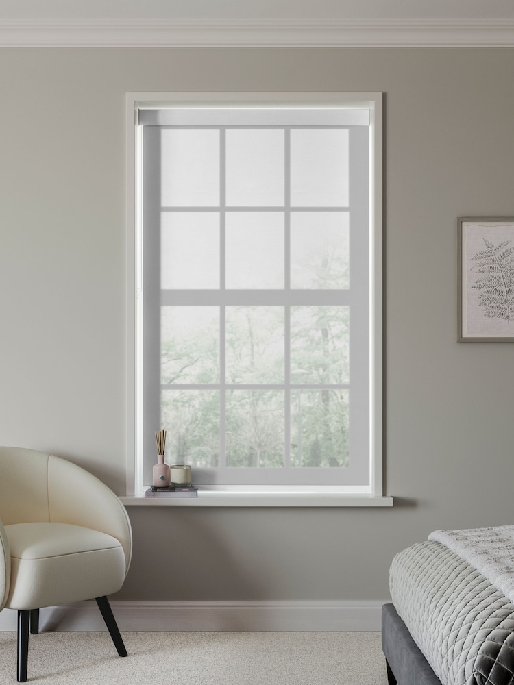Linen Cream Bays Made to Measure Roller Blind - Image 2 of 6
