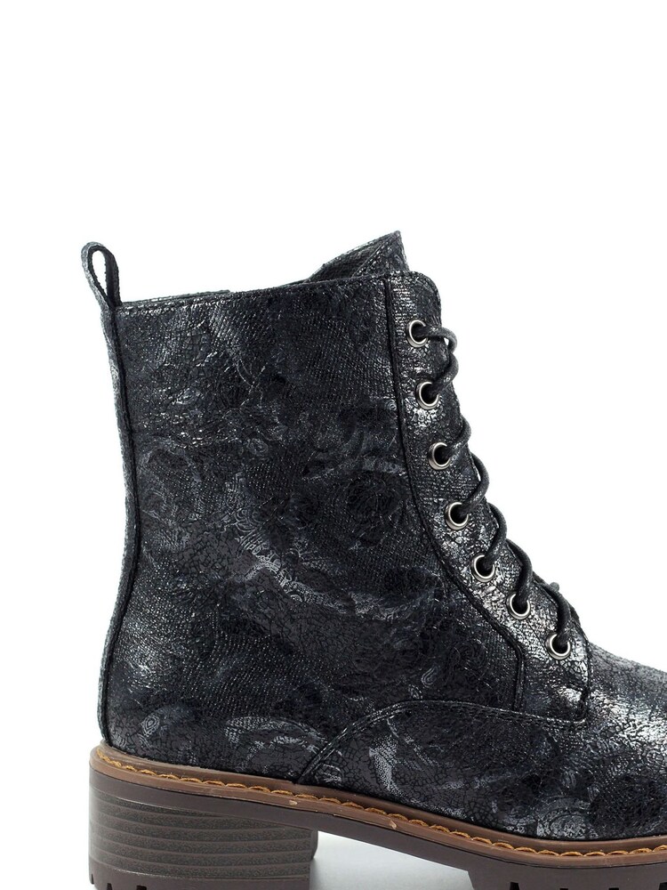 Lunar Roseville Black Ankle Boots - Image 1 of 8
