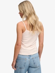 Superdry Pink Ath Ess Stripe Cami - Image 2 of 7