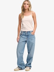 Superdry Pink Ath Ess Stripe Cami - Image 5 of 7