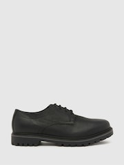 Schuh Paxon Leather Lace-Up Black Shoes - Image 2 of 4